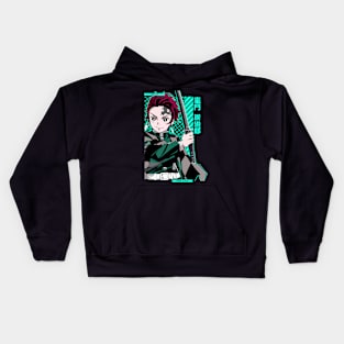 tanjiro - demon slayer Kids Hoodie